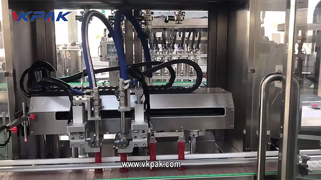 2-Düsen-Drehkolbenpumpen-Abfüllmaschine für Soße