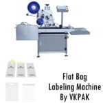 Etikettiermaschine für Flachbeutel