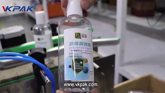 Kunststoff-PET-Flasche Tisch-Etikettiermaschine