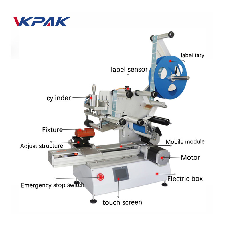 VK-T803 Halbautomatischer Etikettierer für Oberflächenetikettierung